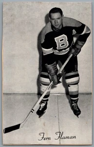 1944-1964 Bee Hive Boston Bruins Fern Flaman NHL Hockey - Picture 1 of 2