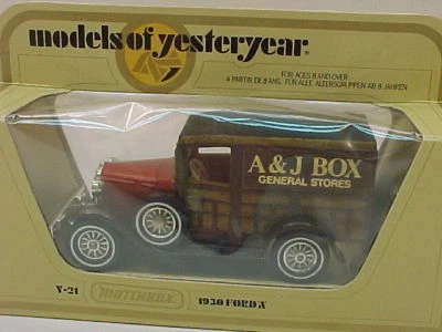 1978 MATCHBOX LESNEY YESTERYEAR 1:40 SCALE Y-21 1930 FORD A WOODY A&J NEW IN BOX - Image 1 of 4