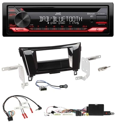 JVC CD DAB USB Bluetooth Lenkrad Autoradio für Nissan Qashqai 19-21 X-Trail Kame - Bild 1 von 4