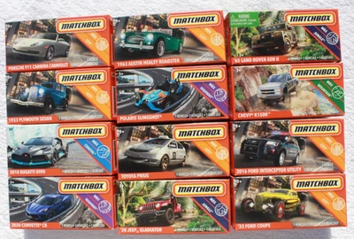 Matchbox 2020 Power Grabs - '20 Corvette C8, Chevy K1500, . - Lot of 12 in Boxes - Image 1 of 4