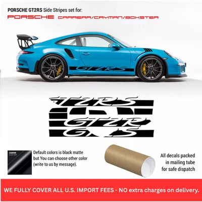 GT2 RS Racing side stripes for Carrera, Cayman, Boxster - Image 1 of 2