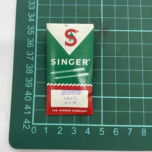 2020 Needles 15*1  6-14 SINGER Sewing Machine Needle Set (5 Pack) Vintage NOS - Bild 1 von 6