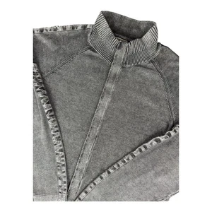 Carbon 2 Cobalt Full Zip Sweater Jacket Men’s XL Distressed Snap Buttons Cotton - Picture 1 of 11