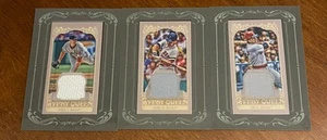 2012 Topps Gypsy Queen Relic Lot RED SOX Wade Boggs Jon Lester Carlton Fisk Mini - Picture 1 of 8