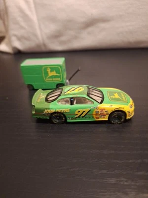 Chad Little  Nascar 1:64 Diecast Car #97 John Deere W/ Pit Crew Trailer 1997 - Image 1 of 4