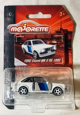 Majorette Ford Escort Mk2 RS1800 White 1st Edition 1:55 Scale *Rare*Great Detail - Image 1 of 4
