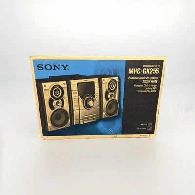 Sony MHC-GX255 Mini HI-FI Component System , 3 Disc Cd Changer ,MP3 Playback - Image 1 of 4