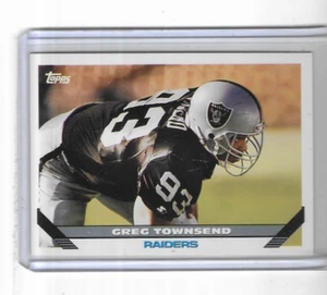 1993 Topps Football #70 Greg Townsend Los Angeles Raiders - Picture 1 of 2
