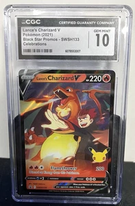 Lance's Charizard V SWSH133 SWSH Sword & Shield Promo Karten Holo CGC 10 GEM MINT - Bild 1 von 2