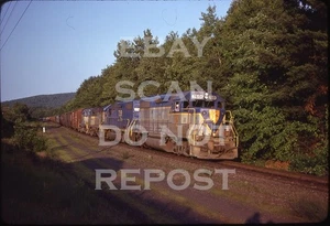 D&H Delaware & Hudson GP39-2 w/Freight @ Afton, NY 1979 Original Slide - Picture 1 of 1