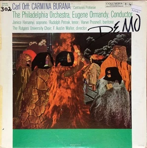 Carl Orff, The Philadelphia Orchestra / Eugene Ormandy, Carmina Burana / Cantion - Picture 1 of 6