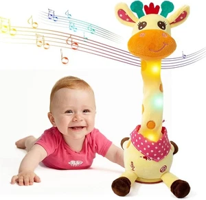 Emoin Dancing Talking Giraffe Baby Toy, Adjustable Volume Baby Giraffe Toys - Picture 1 of 6