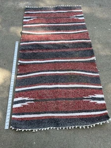 Vintage Southwest Acryl Satteldecke Teppich 60” x 29” - Bild 1 von 10