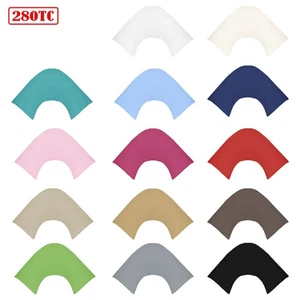 280TC Polyester Cotton V Shape Pillowcase - Bild 1 von 16
