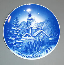 Bavaria Baco Weihnachtsteller / Sammelteller Ramsau in Oberbayern 1981