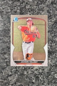 2023 Bowman Chrome Prospect Jackson Holliday #BCP-227 Baltimore Orioles - Picture 1 of 2