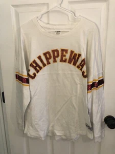 Jersey Victoria Secret ROSA CMU Chippewas Lentejuelas Spirt Central Michigan - Imagen 1 de 5