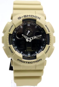 Nuevo Reloj Casio G-SHOCK Analógico Digital Hombre Cronógrafo Bronceado 51mm GA100L-8A $110 - Imagen 1 de 5