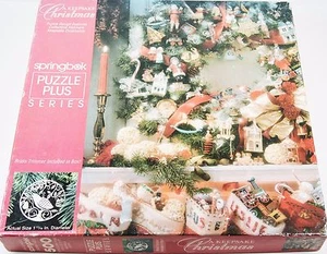 A Keepsake Christmas Springbok Puzzle Series 500 interlocking Pieces Complete - Picture 1 of 3