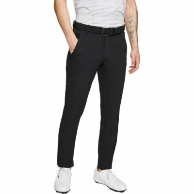Nike Mens 6 Pocket Black Slim/Dri Fit Golf Pants - New -  $85 - 36/34 - Image 1 of 2