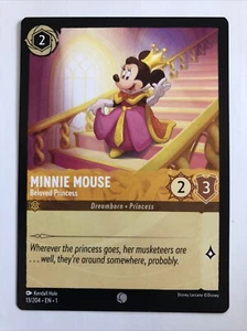 Disney Lorcana The First Chapter Minnie Mouse Beloved Princess 13/204 NM - Picture 1 of 2