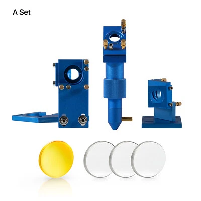 CO2 Laser Head Set Mirror Mount K40 2030 4060 Engraver Cutter with Lens & Mirror - image 1 of 4