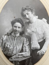 Cabinet Card Women Couple Fashion by Elias Dorge Minneapolis Taken 1900-1914