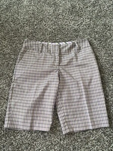 Adidas Golf Plum Checkered Golf Shorts Multicolor Size 6 Women’s Shorts - Picture 1 of 9