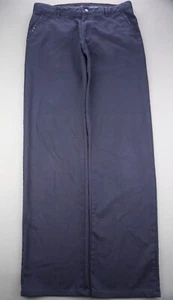 Men's Livingston Straight Chino Pants Stretch Blue Size 33x34 (Msr 33x32) - Bild 1 von 9
