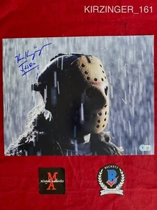 KEN KIRZINGER AUTOGRAPHED SIGNED 11x14 PHOTO! FREDDY VS JASON! JASON! BECKETT! - Picture 1 of 2