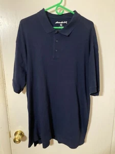 Eddie Bauer Adult XL Tall (XLT) Blue 100% Cotton Polo Shirt - Picture 1 of 3