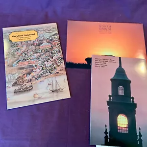 3 STAATLICHKEITSTAG DER AUSGABE POSTKARTE + PROGRAMM MD, DE, ND - Bild 1 von 2