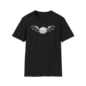 Pumpkin Bat Unisex Softstyle T-Shirt - Bild 1 von 4