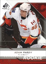 2008-09 SP Game Used Calgary Flames Hockey Card #173 Adam Pardy Rookie