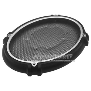 2x 6"x9" inch Speaker Cover Audio Decorative Circle Metal Protective Mesh Grill - Picture 1 of 8