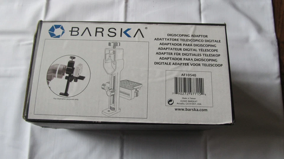 Barska Digiscoping Adapter for Spotting Scope Telescope Camera Optic, AF10540 - Image 1 of 1