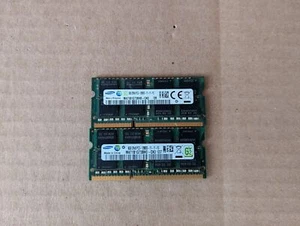 LOT OF 2 SAMSUNG M471B1G73BH0-CK0 8GB 2RX8 DDR3 PC3-12800S MEMORY RAM V5-3(7) - Picture 1 of 2