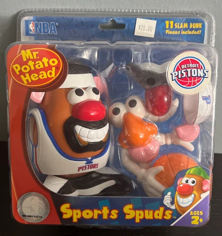 Brand New In Box 2007 HASBRO NBA SPORTS SPUD DETROIT PISTONS MR. POTATO HEAD Cover