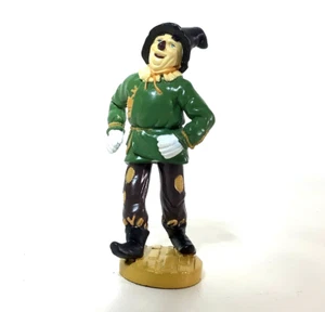 Vintage 1987 Wizard of Oz Scarecrow On Yellow Brick Road Figurine PVC Turner - Picture 1 of 8