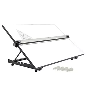 A3 A2 A1 Drawing Board With PARALLEL MOTION & STAND Tilted Architecture WOODEN! - Picture 1 of 30