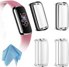 (4 Pack) Screen Protector Case For Fitbit Luxe Soft Protective Bumper Cover