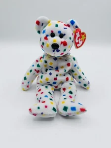 2000 Beanie Baby Ty 2K the Bear With Ty Tag Attached - Picture 1 of 10