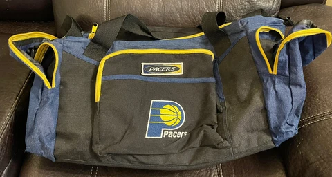 NBA Indiana Pacers Basketball Blue Medium Size Duffle Bag Cover