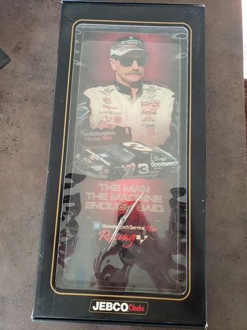 Dale Earnhardt Sr. Clock The Man the Machine.  Enough Said Edition Cover