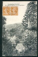 Cpa - Village de MERLE (19 Corrèze) - vue prise des Ruines - écrite 1922... rx