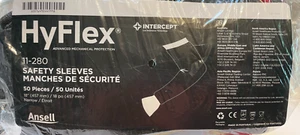 Ansell HYFLEX 11-280 Cut-Resistant Sleeves A4 Intercept 18" Narrow Gray - Picture 1 of 2