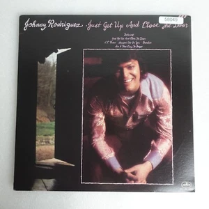Johnny Rodriguez Just Get Up And Close The Door LP Vinyl Record Album - Picture 1 of 4