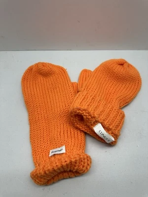 Clinique Bright Orange Winter Mittens clinique happy  - Image 1 of 3