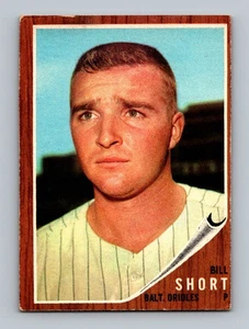 1962 Topps #221 Bill Short GD-VG Vintage Baseball Card - Picture 1 of 2