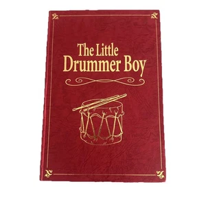 Mr. Christmas ~The Little Drummer Boy~ Animated Musical Book Vintage Red Mint! - Picture 1 of 7